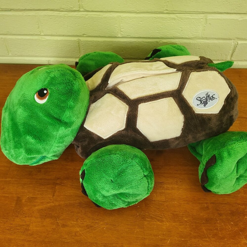 Plush Green Turtle Stuffed Animal - Soft Kids Toy